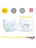 Medela Baby Soft szilikon cumi - 0-6 hónapos babáknak - 2db OUTLET termék