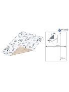 Medi Partners babatakaró, 100% pamut, 75 x 100 cm Outlet termék