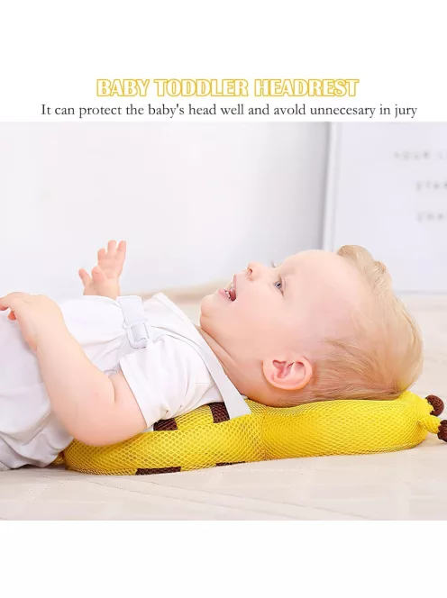 Babafejvédő méhecskés fejvédő térdvédőkkel, 4-24 hó, OUTLET termék