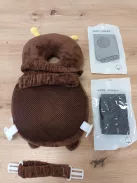 Babafejvédő méhecskés fejvédő térdvédőkkel, 4-24 hó, OUTLET termék