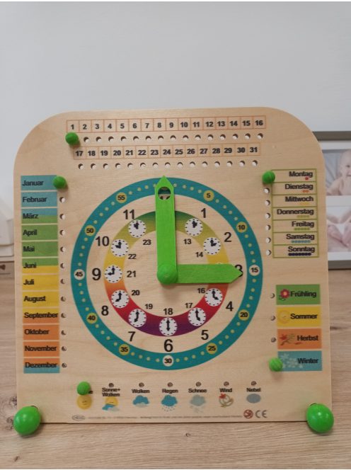 Hess fa NÉMET nyelvű tanuló óra, OUTLET termék