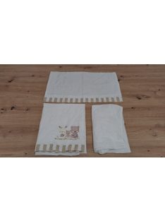   Interbaby gumis lepedő szett kispárna huzattal, OUTLET termék