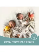MyHummy Dou Dou fehér zajos világító róka plüss, OUTLET termék