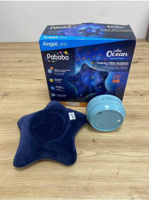Pabobo x Kid Sleep zenélő-világító éjszakai fényprojektor. OUTLET termék