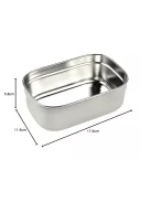 Béaba rozsdamentes acél uzsonnás doboz, OUTLET termék