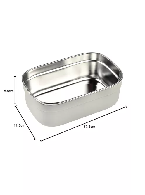 Béaba rozsdamentes acél uzsonnás doboz, OUTLET termék