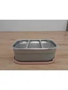 Béaba rozsdamentes acél uzsonnás doboz, OUTLET termék