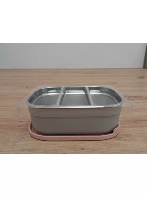 Béaba rozsdamentes acél uzsonnás doboz, OUTLET termék