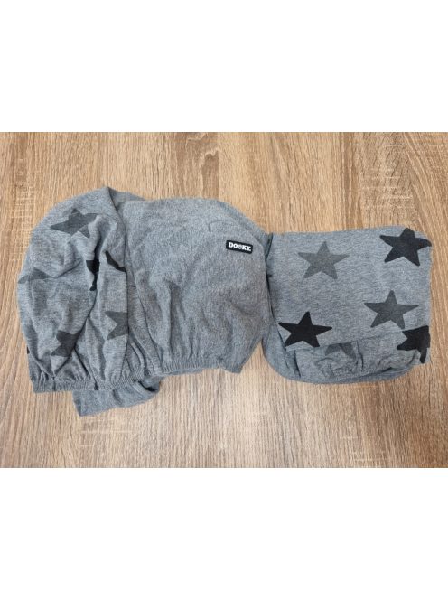 DOOKY univerzális üléshuzat szürke csillagokkal,OUTLET termék