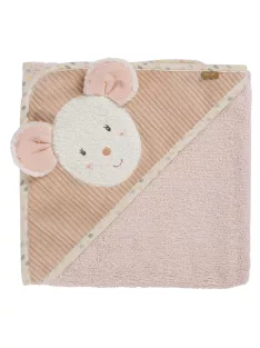   Fehn kapucnis fürdőlepedő egérke mintás 80×80 cm, OUTLET termék 