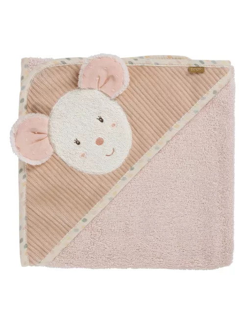 Fehn kapucnis fürdőlepedő egérke mintás 80×80 cm, OUTLET termék 
