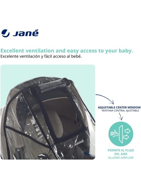 Jané esővédő mózeskosárhoz, OUTLET termék 