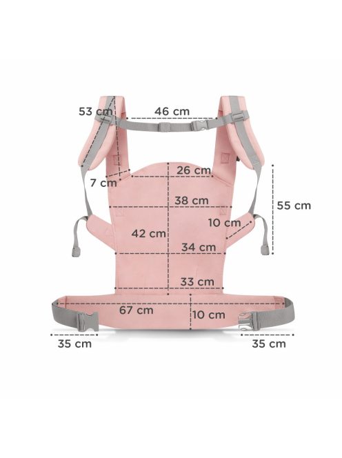 Kinderkraft Nino Confetti babahordozó,OUTLET termék 
