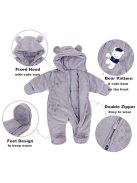 Leerija macis kapucnis overál- OUTLET termék