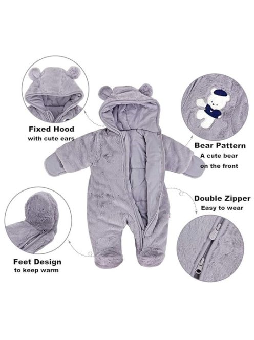 Leerija macis kapucnis overál- OUTLET termék