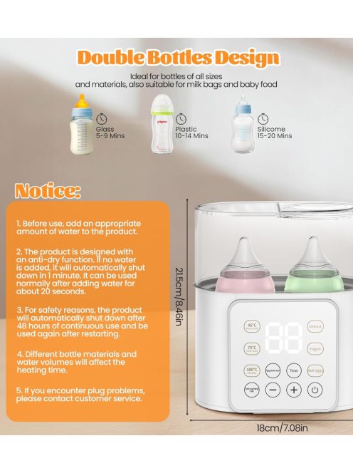 Taikoul 9 az 1-ben cumisüveg melegítő, OUTLET termék