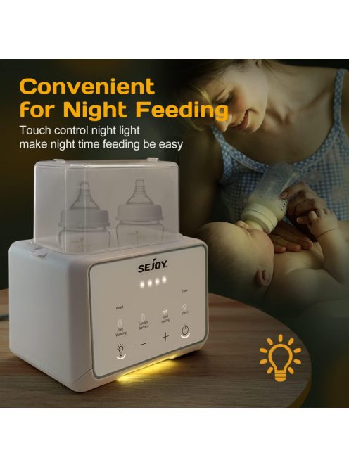 Sejoy Formula cumisüveg melegítő és sterilizáló 6 az 1-ben, OUTLET termék