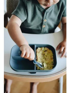 Béaba tapadókorngos szilikon tányér, OUTLET termék