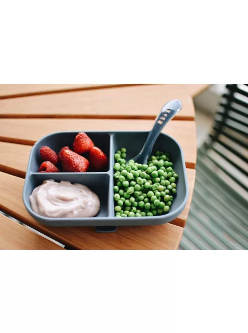 Béaba tapadókorngos szilikon tányér, OUTLET termék