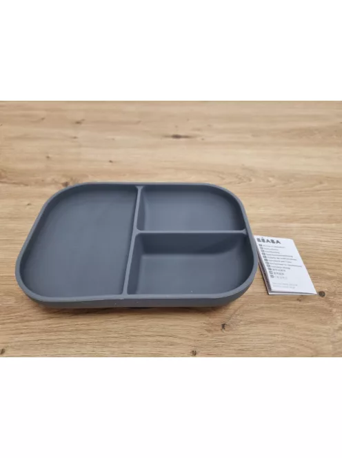 Béaba tapadókorngos szilikon tányér, OUTLET termék