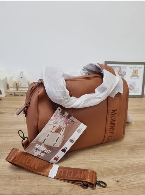 CHILDHOME mommy club kismama táska, aranybarna- OUTLET termék