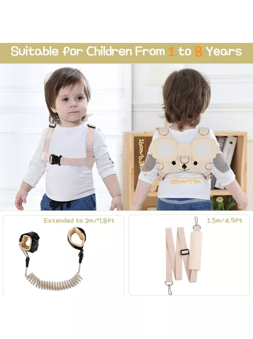 Koala elveszés gátló szilikon gyerekhám, OUTLET termék