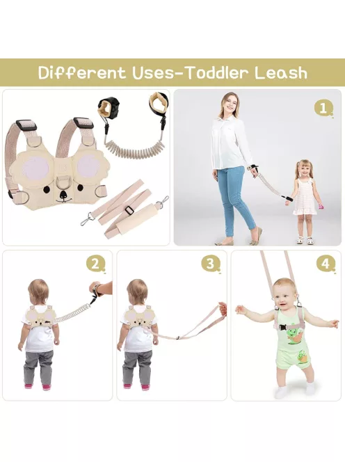 Koala elveszés gátló szilikon gyerekhám, OUTLET termék