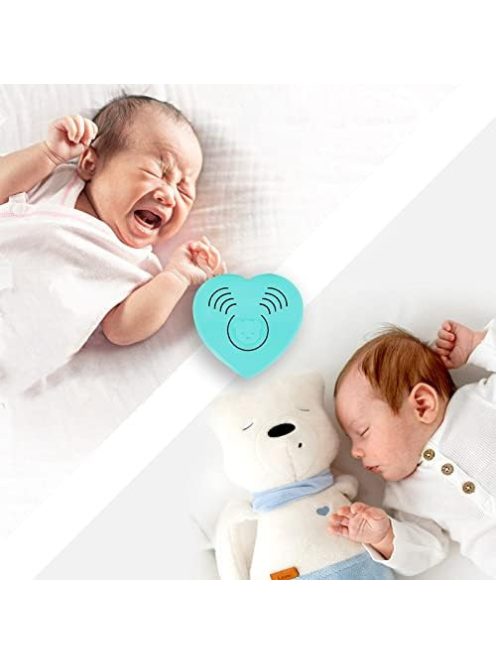 MyHummy Lily alvássegítő fehér zajos plüss játék, OUTLET termék