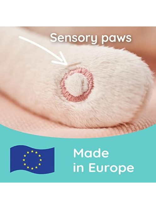 MyHummy Lily alvássegítő fehér zajos plüss játék, OUTLET termék