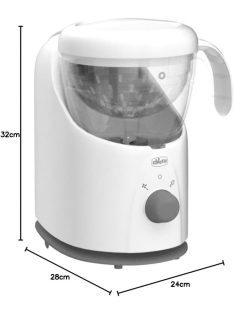   Chicco Easy Meal Cuocipappa 4 az 1-ben ételkészítőgép, OUTLET termék
