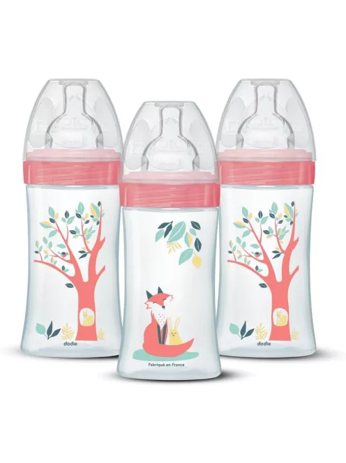 Dodie Sensation Plus 3x270ml-es cumisüveg szett, OUTLET termék