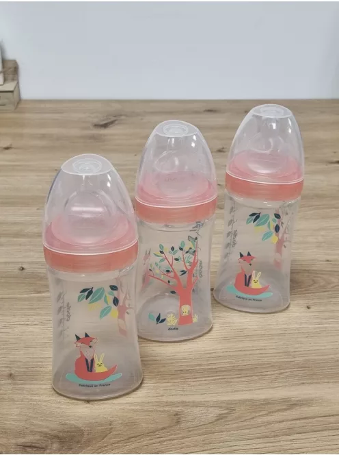 Dodie Sensation Plus 3x270ml-es cumisüveg szett, OUTLET termék