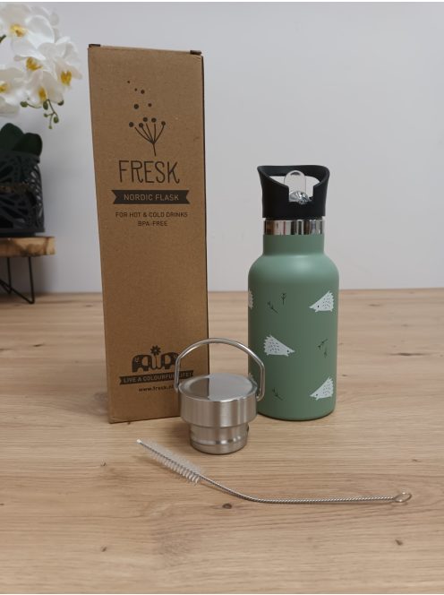Fresk- szívószálas termosz 350ml-es , OUTLET termék