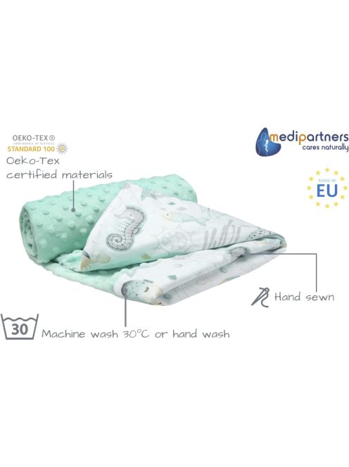 Medi Partners takaró-Minky-pamut 75x100 cm. OUTLET termék