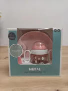 Mepal by Little Dutch 3db-os étkészlet itatópohárral, tányérral és kanállal, OUTLET termék