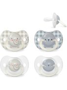 Suavinex 4 db-os szilikon cumi szett, 6-18hó, OUTLET termék