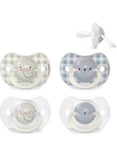   Suavinex 4 db-os szilikon cumi szett, 6-18hó, OUTLET termék