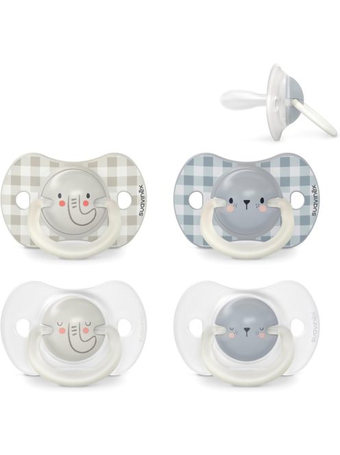Suavinex 4 db-os szilikon cumi szett, 6-18hó, OUTLET termék