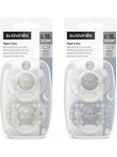  Suavinex 4 db-os szilikon cumi szett, 6-18hó, OUTLET termék