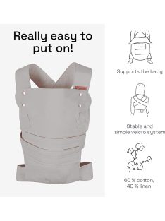  Marsupi Classic 2.0 hordozó - szürke (XL), OUTLET termék