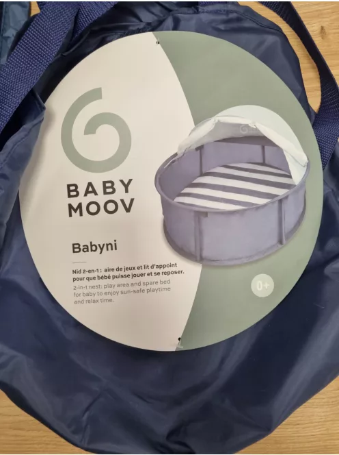 Babymoov UV-szűrős játszótér SPF 50+, 2 az 1-ben játszótér és pótágy. OUTLET termék