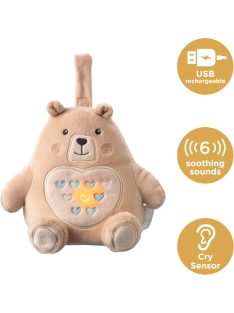   TOMMEE TIPPEE Bennie medve alvássegítő sírásszenzorral- OUTLET termék