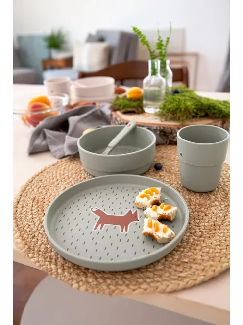 Lässig rókás gyermek tányér, OUTLET termék