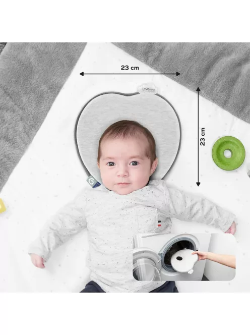 Babymoov laposfejűség elleni párna-szürke. OUTLET termék