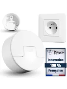 Kebyco konnektorvédő E típusú francia konnektorokhoz 16db,OUTLET termék 