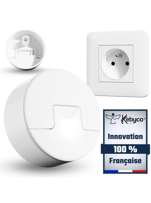 Kebyco konnektorvédő E típusú francia konnektorokhoz 16db,OUTLET termék 