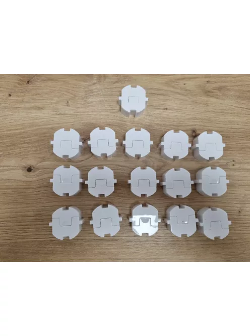 Kebyco konnektorvédő E típusú francia konnektorokhoz 16db,OUTLET termék 