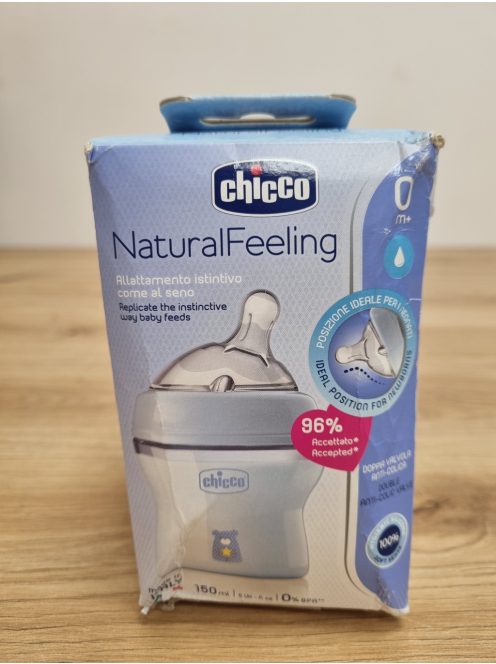 Chicco Natural Feeling Anti-Colic cumisüveg 2+ 150 ml. OUTLET termék