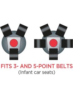 Dooky univerzális biztonási öv védő, OUTLET termék