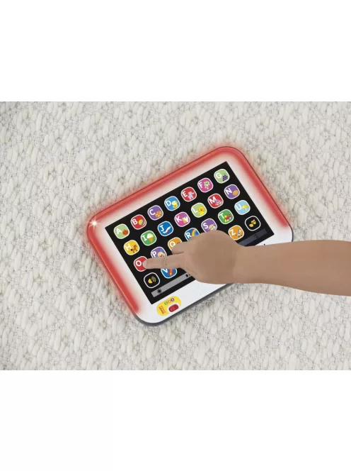 Fisher-Price Kacagj és fejlődj! Kézségfejlesztő Tablet, NÉMET nyelvű OUTLET termék
